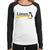 Baby Look Raglan Linux Manga Longa - Foca na Moda Branco, Preto