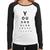 Baby Look Raglan You should be working now Manga Longa - Foca na Moda Branco, Preto