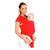 Baby Sling Mamãe Canguru Malha 100% Algodão Faixa Para Carregar Bebê Vermelho