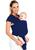 Baby Sling Mamãe Canguru Malha 100% Algodão Faixa Para Carregar Bebê Azul Marinho