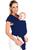 Baby Sling Slim Wrap Canguru Carregador Confortável Para Seu Bebê 100% Algodão Azul Marinho
