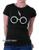 Babylook Harry Potter Oculos Magia Bruxo Minimalista Camisa Preto