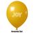 Balão 7 Joy Liso - Várias Cores - 50 Unidades Amarelo Sol