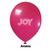 Balão 7 Joy Liso - Várias Cores - 50 Unidades Ameixa