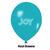Balão 7 Joy Liso - Várias Cores - 50 Unidades Azul Oceno