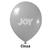 Balão 7 Joy Liso - Várias Cores - 50 Unidades Cinza