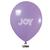Balão 7 Joy Liso - Várias Cores - 50 Unidades Lilás