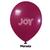 Balão 7 Joy Liso - Várias Cores - 50 Unidades Marsala