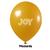 Balão 7 Joy Liso - Várias Cores - 50 Unidades Mostarda