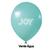 Balão 7 Joy Liso - Várias Cores - 50 Unidades Verde Água