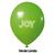 Balão 7 Joy Liso - Várias Cores - 50 Unidades Verde Limão