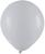 Balão 7 Liso Art-Latex 50 unid Cinza