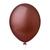 balão 9 polegadas redonda c/100 un Happy Day bexiga látex marrom