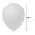 Balão Bexiga Liso 16 Polegadas Gigante Festa - 12 Unidades Branco