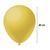 Balão Bexiga Liso 16 Polegadas Gigante Festa - 12 Unidades Amarelo