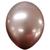 Balão Bexiga Metalizado Grande N16 com 10 un Cromado Cores 40 cm Alumínio Redondo Latex Rose Gold Várias Platino Número Rose Gold