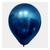 Balão Bexiga Metalizado Grande N16 com 10 un Cromado Cores 40 cm Alumínio Redondo Latex Rose Gold Várias Platino Número Azul Meia Noite