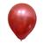 Balão Bexiga Metalizado Grande N16 com 10 un Cromado Cores 40 cm Alumínio Redondo Latex Rose Gold Várias Platino Número Vermelho