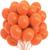 Balão Bexiga para Festa Aniversário 9 polegadas 50 unidades Laranja