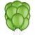 Balão Bexiga para Festa Aniversário 9 polegadas 50 unidades Verde Cítrico