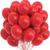 Balão Bexiga para Festa Aniversário 9 polegadas 50 unidades Vermelho