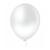 Balão Bexiga Pérola Candy Várias Cores N 9" Com 25 Unidades Branco