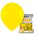 Balão Bexiga Perola Perolado Art Latex Diversas Cores Tamanho N16 12 Unidade Para Festas Aniversários Eventos Comemorações AMARELO
