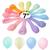 Balão Bexiga Tom Pastel Candy Color 7 Polegadas 50 Unidades Azul Bebe