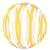 Balão Bubble 20 Com Listras Coloridas Listra Amarela
