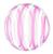 Balão Bubble 20 Com Listras Coloridas Listra Rosa
