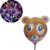 Balão Bubble LED Colorido Temático, Balão Transparente Bubble LED Com Haste, Balão De Led Transparente Urso Menina