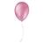 Balão de Festa Cintilante - Cores - 09" 23cm - 50 Unidades Rosa