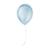 Balão de Festa Neon  - Cores - 9" 23cm - 25 Unidades Azul