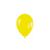 Balão liso n7 com 50 unidades pic pic Amarelo