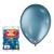 Balão Metalizado Bexiga Aniversário Festa Cores nº9 c/ 25und Azul Metálico