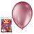 Balão Metalizado Bexiga Aniversário Festa Cores nº9 c/ 25und Rosa Metálico