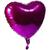 Balão Metalizado Coração Festa Namorados 60cm Cores Diversas Lilás