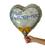 Balão Metalizado Coração Para Festa Feliz Aniversário 46cm Branco