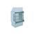 Balcão Caixa 60 cm S/ Refrigeração Vidro reto Pop Luxo Polo Frio Cinza