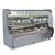 Balcão Expositor Refrigerado p/ Carnes RF-366 - Aço Inox 2 m 18 Bandejas  Iluminação LED  - Frilux Inox