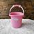 Balde 11 Litros infantil de Lavar Roupa ou Ofuro banho Bebe Livre de BPA Pink