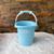 Balde 11 Litros infantil de Lavar Roupa ou Ofuro banho Bebe Livre de BPA Azul Claro