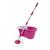 Balde MOP Centrifuga Esfregão + Refil Colors Rosa1