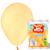 Balões Bexigas Balão Candy Colors Pastel Diversas Cores - 11 Polegadas -São Roque - Pacote 25 Unidades Latéx Liso Para Festas Decoração Laranja