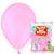 Balões Bexigas Balão Candy Colors Pastel Diversas Cores - 11 Polegadas -São Roque - Pacote 25 Unidades Latéx Liso Para Festas Decoração Rosa