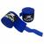 Bandagem Elástica Muvin 3 metros - Alça p/ Polegar - Proteção Mãos e Punhos - Luta - Boxe Muay Thai MMA Artes Marciais Azul