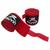 Bandagem Elástica Muvin 3 metros - Alça p/ Polegar - Proteção Mãos e Punhos - Luta - Boxe Muay Thai MMA Artes Marciais Vermelho