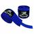 Bandagem Elástica Muvin 5 metros - Alça p/ Polegar - Proteção Mãos e Punhos - Luta - Boxe Muay Thai MMA Artes Marciais Azul