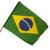 Bandeira Nacional Do Brasil Copa Do Mundo Futebol 45x59 Cm Colorida