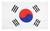 Bandeira Oficial 1,50x0,90m Culto Missões Envio Decoração Oxford Coréia do sul